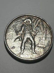 No Prey No Pay 2 oz Silver 0.999 - Skull Pirate Treasure Great Item!!!! - Picture 1 of 3