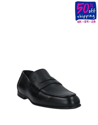 RRP€442 ROBERTO BOTTICELLI Leather Loafer Shoes US10 UK9 EU43 Flat Made in Italy - Image 1 of 4