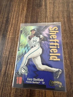 1998 Skybox Circa Thunder - Gary Sheffield #26 - Image 1 of 2