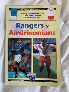 Rangers v Airdrieonians (League Cup Semi Final) 1998 - Picture 1 of 1