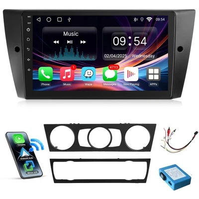 4+64G for 2006-2011 BMW 3 Series 328i 335i E90-93 Car Radio Stereo CarPlay Auto - Image 1 of 4