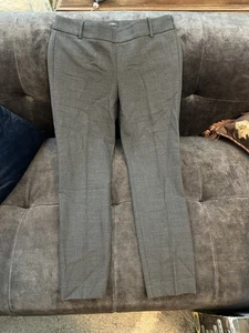 Pantalone donna J Crew elasticizzato Minnie grigio misto lana vestibilità alla caviglia taglia 4 - Foto 1 di 13