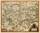 Burgundy Region France - Blaeu 1662 - 23.00 x 27.53