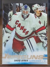 19/20 UPPER DECK - DAVID AYRES RC - YOUNG GUNS - UPDATE - UD - SP AUTHENTIC