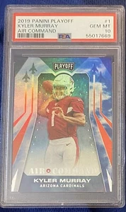 2019 PLAYOFF KYLER MURRAY ROOKIE AIR COMMAND CARDINALS RC #1 PSA 10 SP - Picture 1 of 2