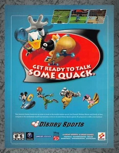 Disney Sports Nintendo GameCube - Printwerbung Original Art 7,75x10,50 - Bild 1 von 1
