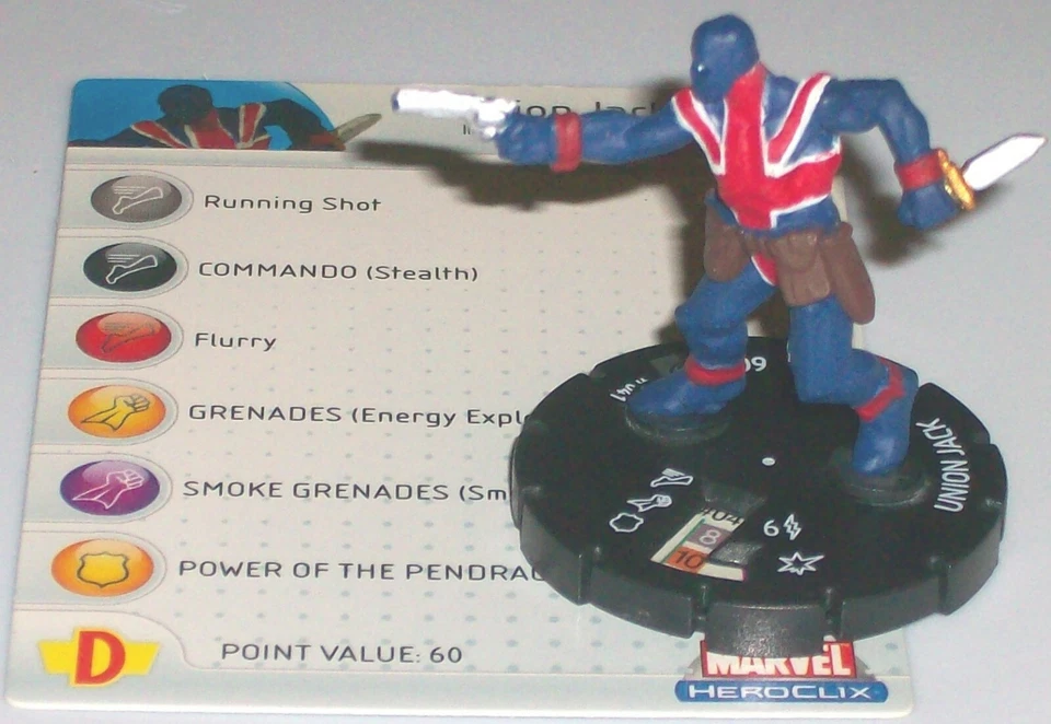 UNION JACK 041 Avengers HeroClix RARE - Image 1 of 1