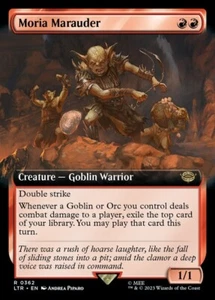 Moria Marauder ERWEITERTE KUNST (nahezu neuwertig neuwertig) MTG Magic - Herr der Ringe - Bild 1 von 1