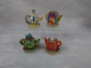 4 X Promotional Tetley Teapot Miniatures - Picture 1 of 3