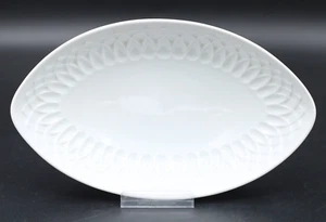 Schumann Schale Servierschale weiß Nr. 1060 Art Deco aus Porzellan 22 x 13,5 cm - Bild 1 von 4