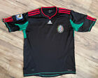 Adidas Soccer Jersey Size Large Mens Black Climacool Federacion Mexicana