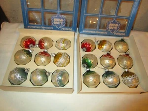 SHINY BRITE ORNAMENTE 2 BOXEN 18 ORNAMENTE - Bild 1 von 12