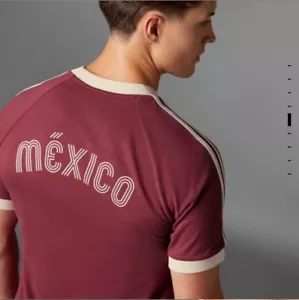 Sz S Adidas Adicolor Classics OG Mexico 3-Stripes Beckenbauer Retro Tee Shirt - Picture 1 of 13