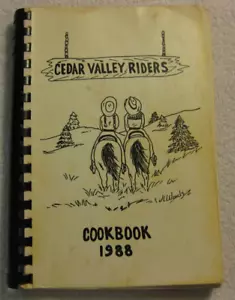 Cedar Valley Riders Cookbook 1989 - Picture 1 of 2