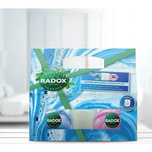 Radox Restore Candle Bath Bomb Collection Blueberry 100 g and Raspberry 100 g - Picture 1 of 4