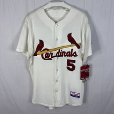 Pujols 5 Cardinals Baseball Jersey Sz 44 White All Star Game 2009 Majestic