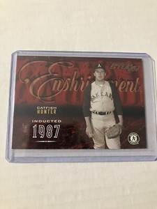 2003 Donruss Studio Enshrinement /750 Catfish Hunter #E-26 HOF