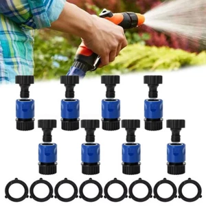 Garden Hose Quick Connectors, 4 Set, 3/4 Inch, Male and Female,Quick Release - Picture 1 of 9