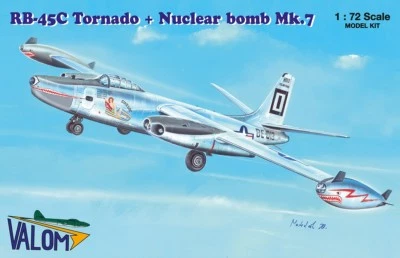 Valom 72122 1/72 RB-45C Tornado + bomba nuclear Mk.7 ¡¡¡PROMOCIÓN!!!  kit plástico Foto 1 de 2
