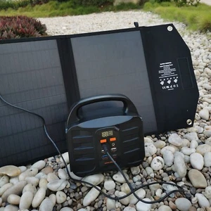 Portable Rechargeable 155Wh/42000mAh Power Station with Solar Panel Charger - Picture 1 of 14