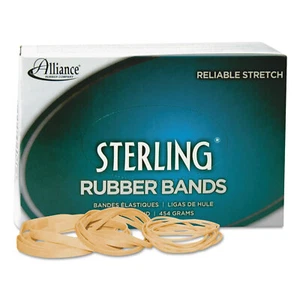 Alliance Sterling Rubber Bands Rubber Bands 32 3 x 1/8 950 Bands/1lb Box 24325 - Picture 1 of 3