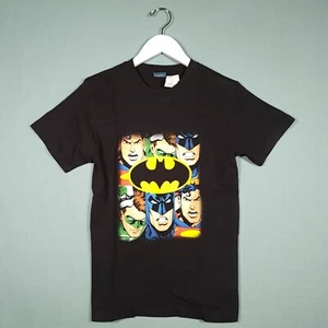 Justice League T-Shirt Print Black Juniors Size L 14/16 - Picture 1 of 7