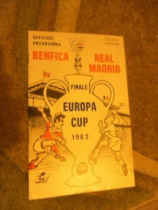 1962 EUROPEAN CUP FINAL BENFICA V REAL MADRID - Picture 1 of 1