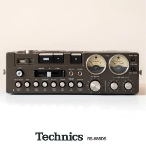 Technics RS-686DS Tape Recorder with VU Meter DC 9V Cassette Tested, Clean F/S - Picture 1 of 8
