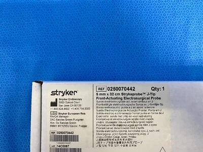 Stryker 5mm x 32cm Punta J Frontal - Sonda Electroquirúrgica de Acuación Foto 1 de 4