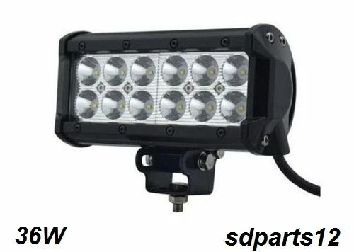 Faro Lampada Supplementare Profondità Spot Fuoristrada 12v 12 Led 36w 6000k Ip67 - Immagine 1 di 1