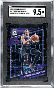 Donruss Optic Tyrese Haliburton #38 SGC 9,5 2021-22 - Imagen 1 de 2