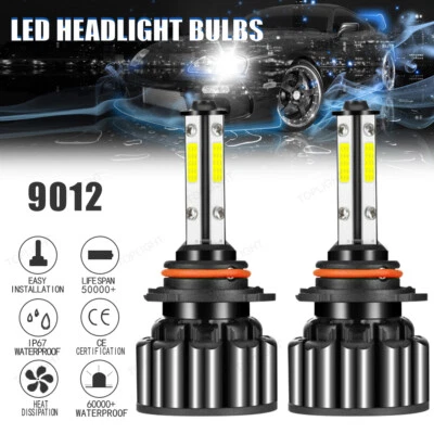 9012 For Ford Edge 2011-2013 2014 Headlight LED 6000K 300000LM High/Low  Bulbs - Image 1 of 4