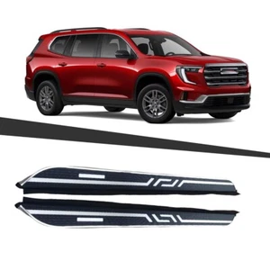 2PCS Running Board fits for GMC Acadia 2024 2025 Side Steps Nerf Bar Stairs - Picture 1 of 12