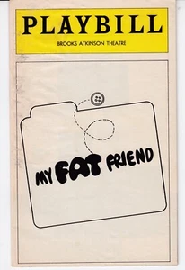 Playbill My Fat Friend - Eröffnungsabend im Brooks Atkinson Theatre 31.03.74 - Bild 1 von 2