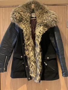 River Island Winter Coat Size 12 - Picture 1 of 7