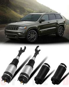 4* Front Rear Air Suspension Shock Strut Spring For Jeep Grand Cherokee Overland - Picture 1 of 24