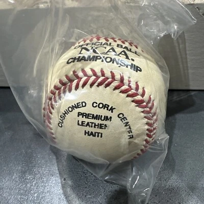 Vintage NEW Wilson A1001 Official NCAA Championship Baseball Leather Haiti - Image 1 of 4