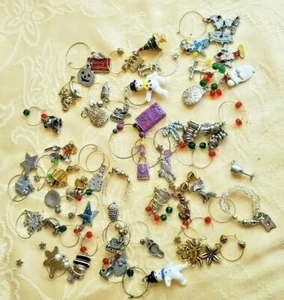 WEINGLAS CHARMS MARKER STRAND DISNEY WEIHNACHTEN VERSCHIEDENE HANDARBEIT - Bild 1 von 12