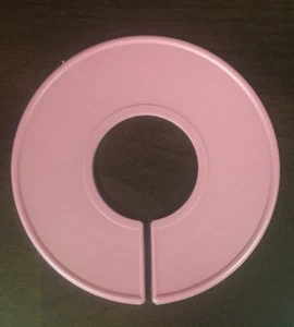 10 NEW Blank Pink Plastic Clothing Size Dividers Rack Ring Closet Divider  - Picture 1 of 2
