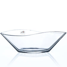 ELEGANCE LEAF bowl - klar - 22x37,5x12,5cm - Glas