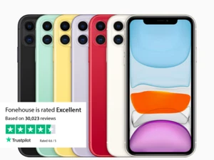 Apple iPhone 11 64GB 128GB Unlocked Refurbished Very Good Condition - Picture 1 of 14