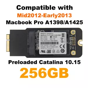 256GB SSD For MacBook Pro A1398 Mid 2012 Early 2013 A1425 Late 2012 Early 2013 - Picture 1 of 6