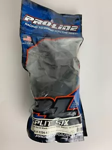 Pro-Line split six V2 Black Front or rear Wheels 1/8 Buggy 2724-03 NOS #BD - Picture 1 of 4