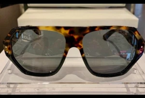 OLIVER GOLDSMITH ICONS KENDAL Tortoise and Black Aviator Sunglasses - Picture 1 of 5