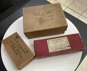 Early Old Empty Group Lot Empty Advertising Cardboard Box Boxes Opticians Vets - Picture 1 of 8
