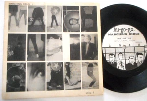 The MARCHING GIRLS 45 True Love 7 AU-GO-GO 1 Post Punk Pop Años 80 AUSTRALIA - Imagen 1 de 2