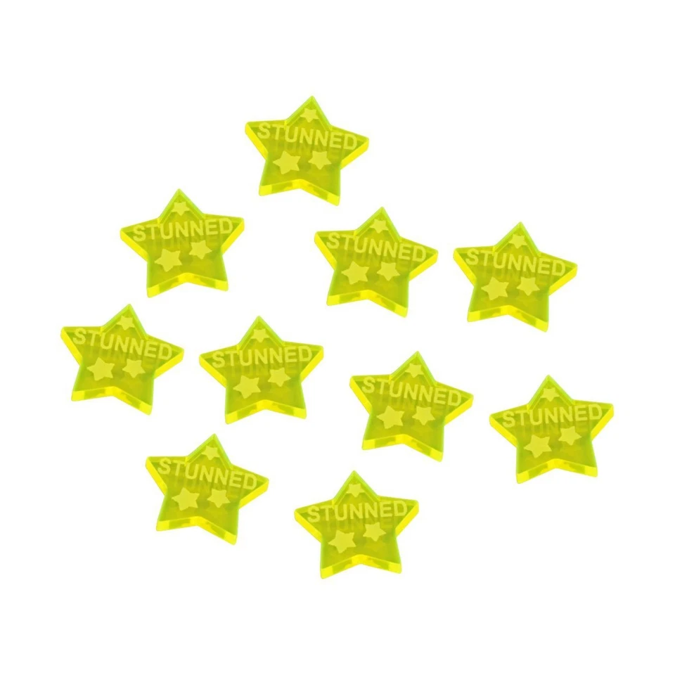 Gettoni Litko Savage World gettoni storditi - giallo fluorescente nuovi - Immagine 1 di 1