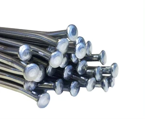 Set Raggi (Inox) 18 Honda CL350 CB250-CB350(G)-400/4 Tamburo Posteriore 9g x .250 - Foto 1 di 2