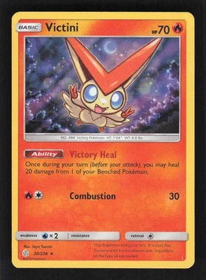 Victini Holo Rare SM - Cosmic Eclipse 30/236 NM - Image 1 of 2