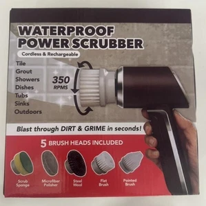 Horsepower As Seen on TV Handheld Cordless Rechargeable Spinning Power Scrubber - Bild 1 von 8